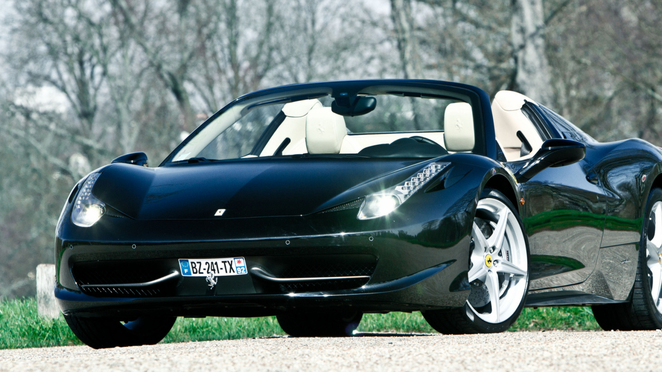 Black Porsche 911 on Road During Daytime. Wallpaper in 1366x768 Resolution