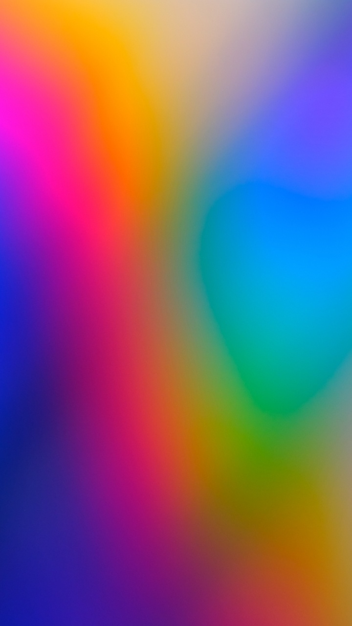 Pintura Abstracta Azul Rosa y Verde. Wallpaper in 720x1280 Resolution