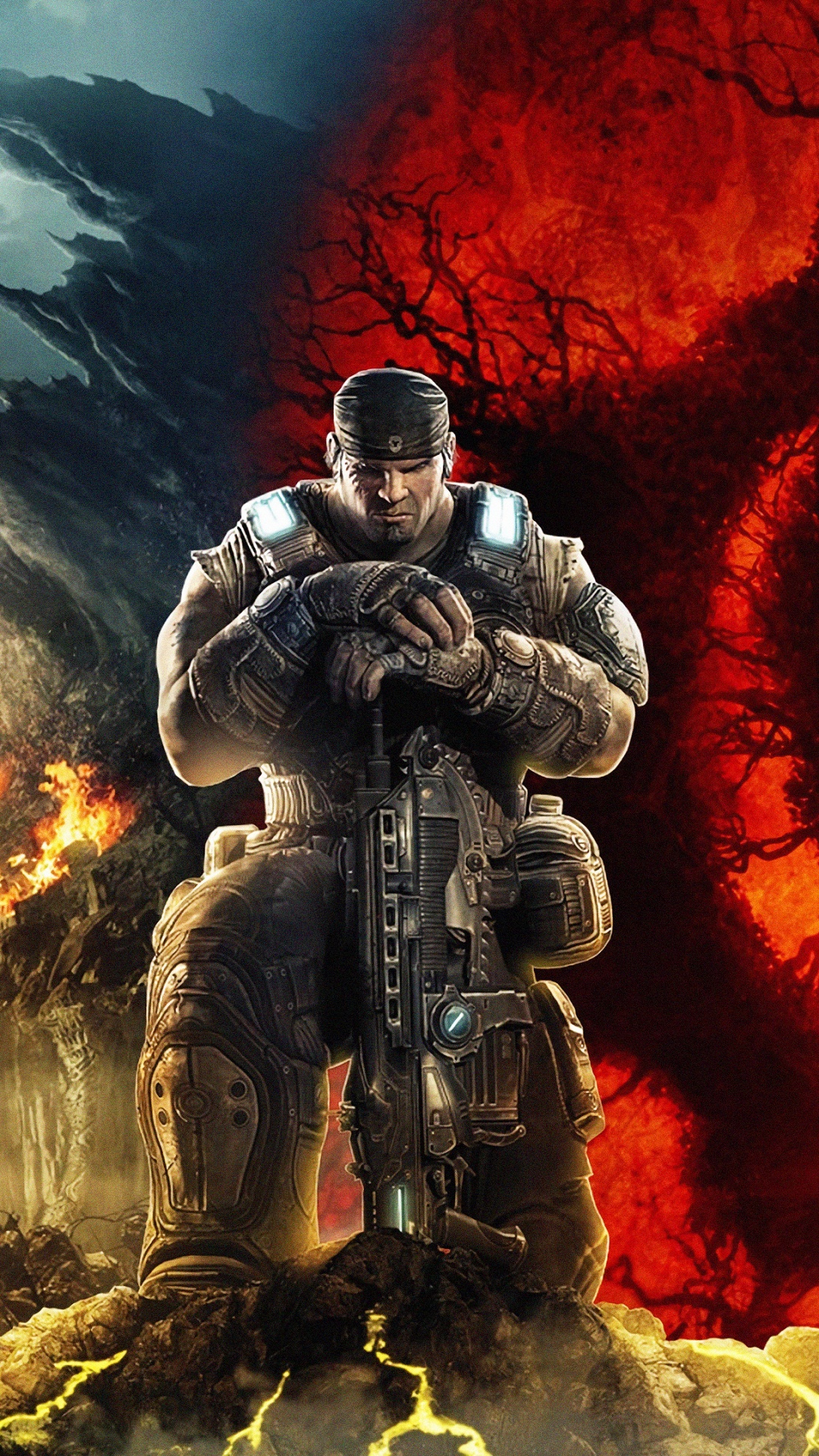 Gears of War, Gears of War 3, Getriebe 5, Gears of War Judgment, Pc-Spiel. Wallpaper in 1080x1920 Resolution