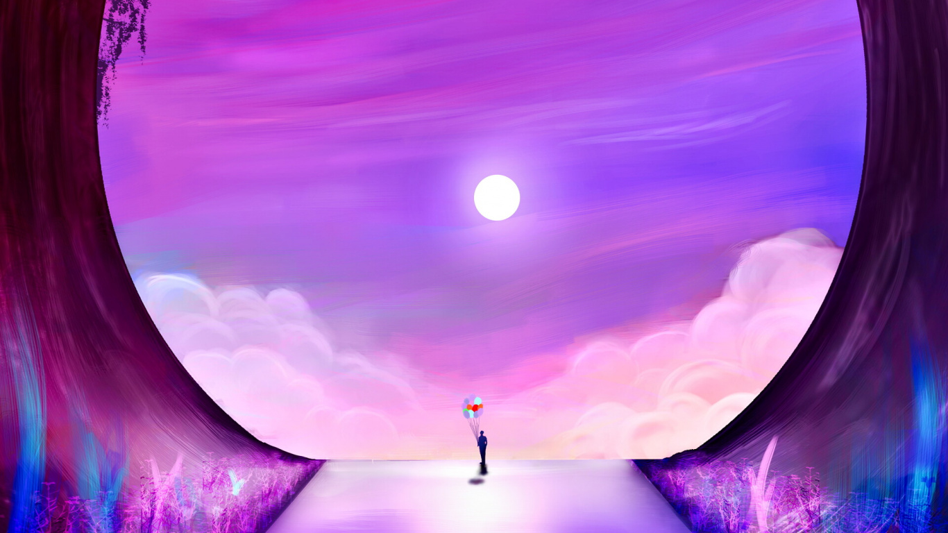 Personne Debout Sur un Terrain D'herbe Verte Pendant la Journée. Wallpaper in 1366x768 Resolution