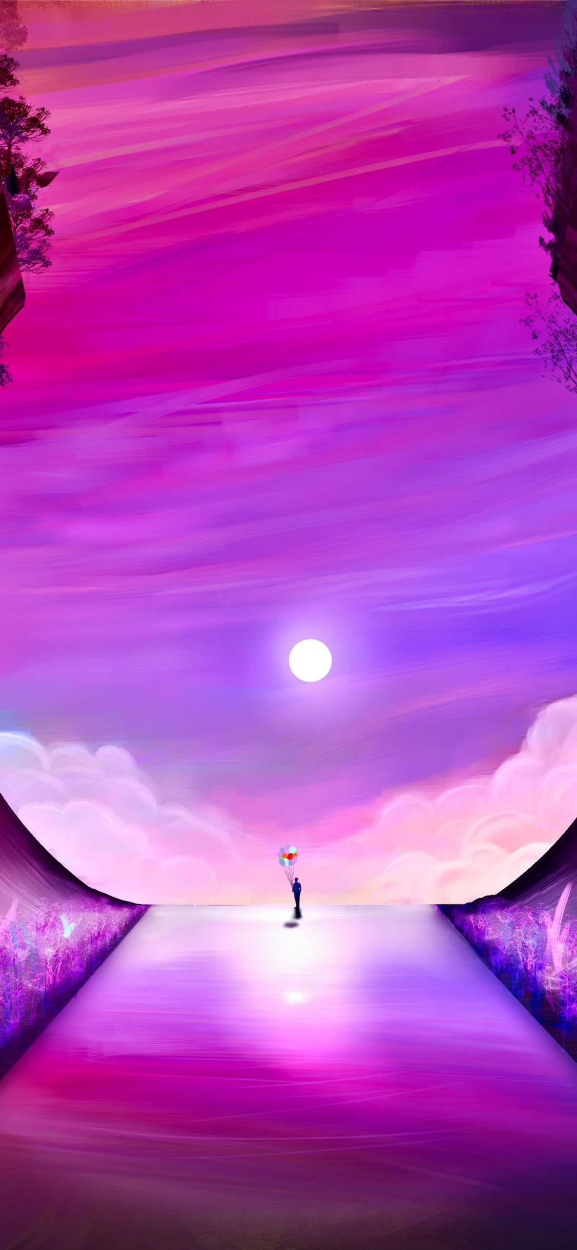 Person, Die Tagsüber Auf Der Grünen Wiese Steht. Wallpaper in 1125x2436 Resolution