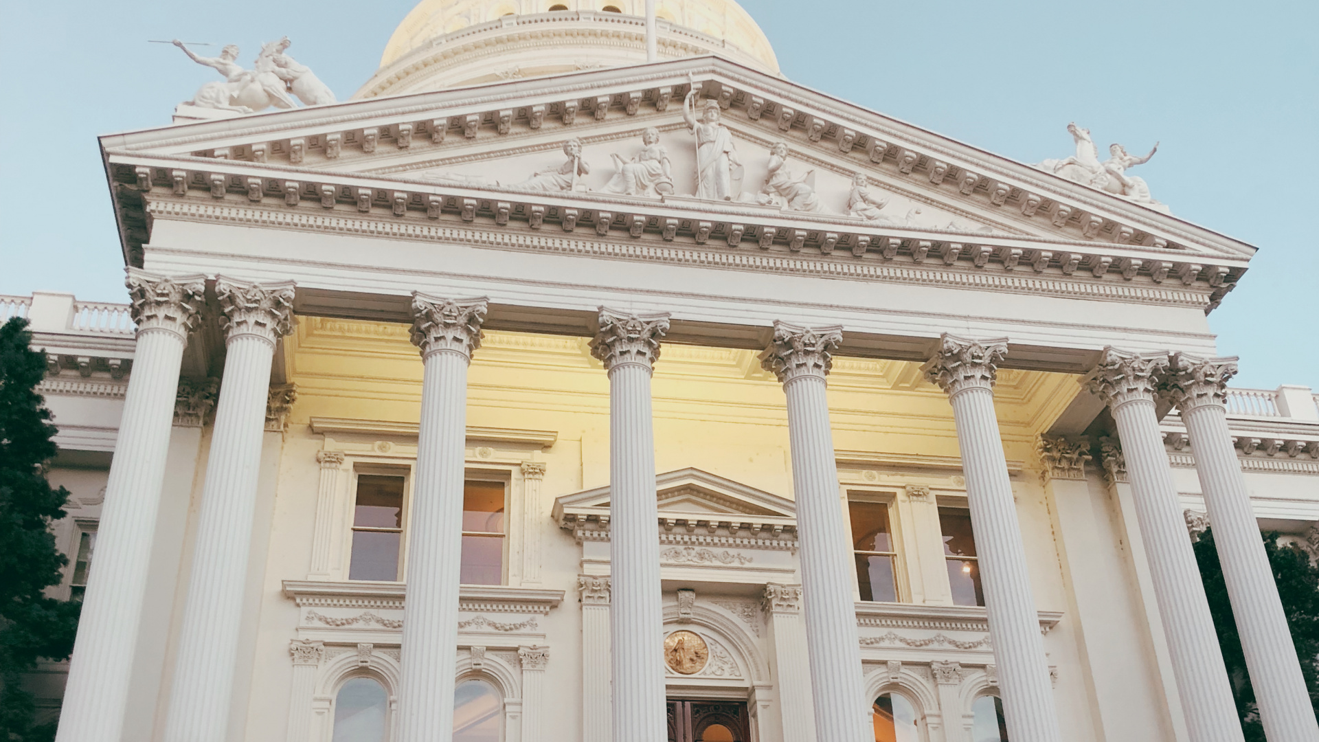 窗口, 古典建筑, 性质, 圆顶, 建筑 壁纸 1920x1080 允许