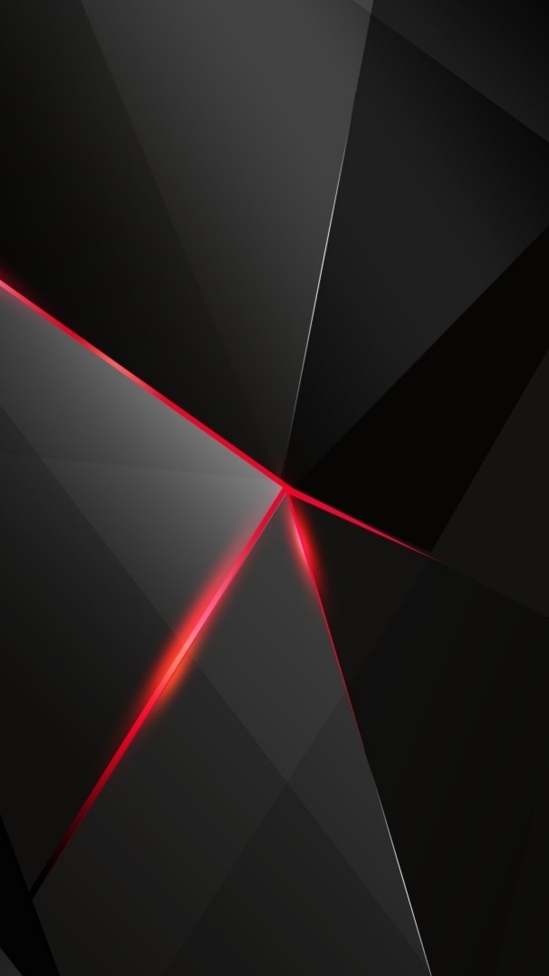 Peinture Abstraite Noire et Rouge. Wallpaper in 1080x1920 Resolution