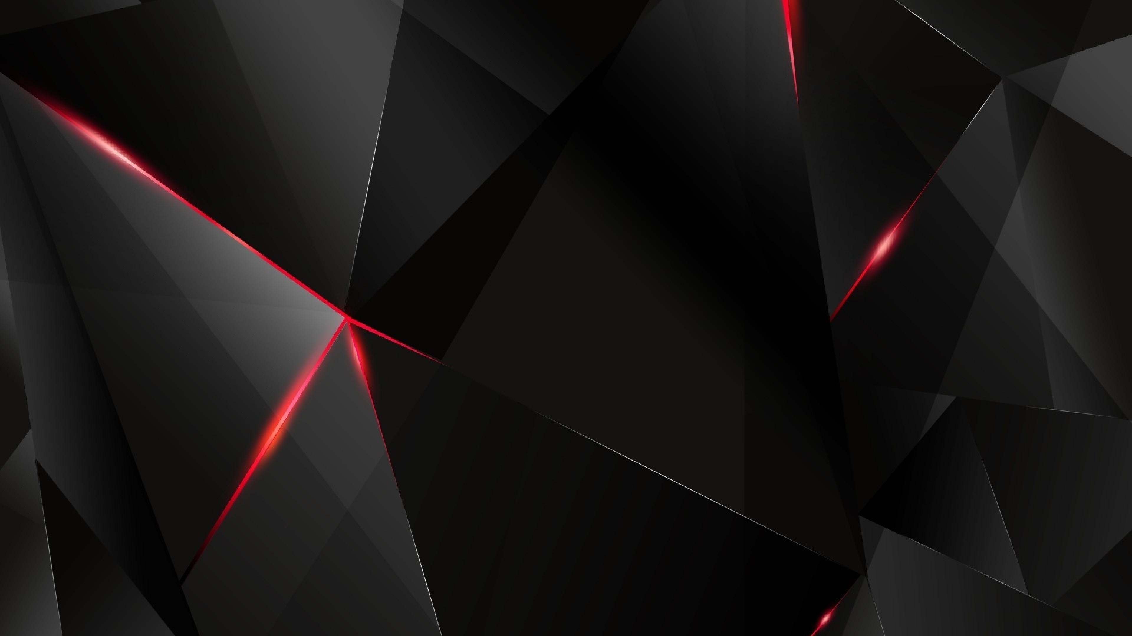 Peinture Abstraite Noire et Rouge. Wallpaper in 3840x2160 Resolution