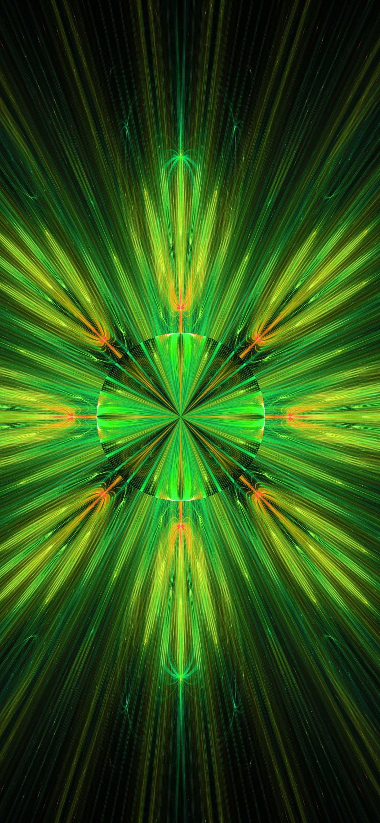 Green Light in Time Lapse. Wallpaper in 1242x2688 Resolution