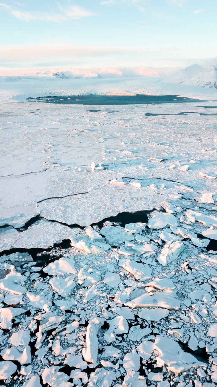 Sea Ice, Ice, Arctic Ocean, Arctic, Water. Wallpaper in 720x1280 Resolution