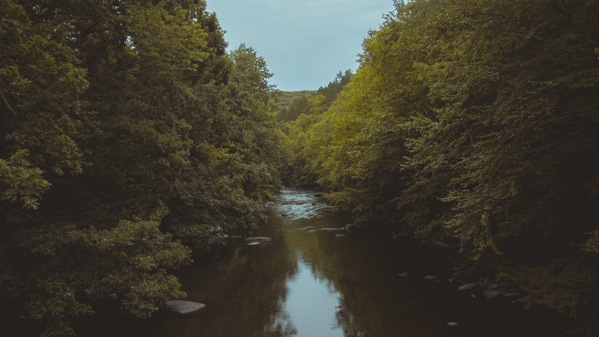 Ciel, Soir, Paysage Naturel, Voie Navigable, Rivière. Wallpaper in 1920x1080 Resolution