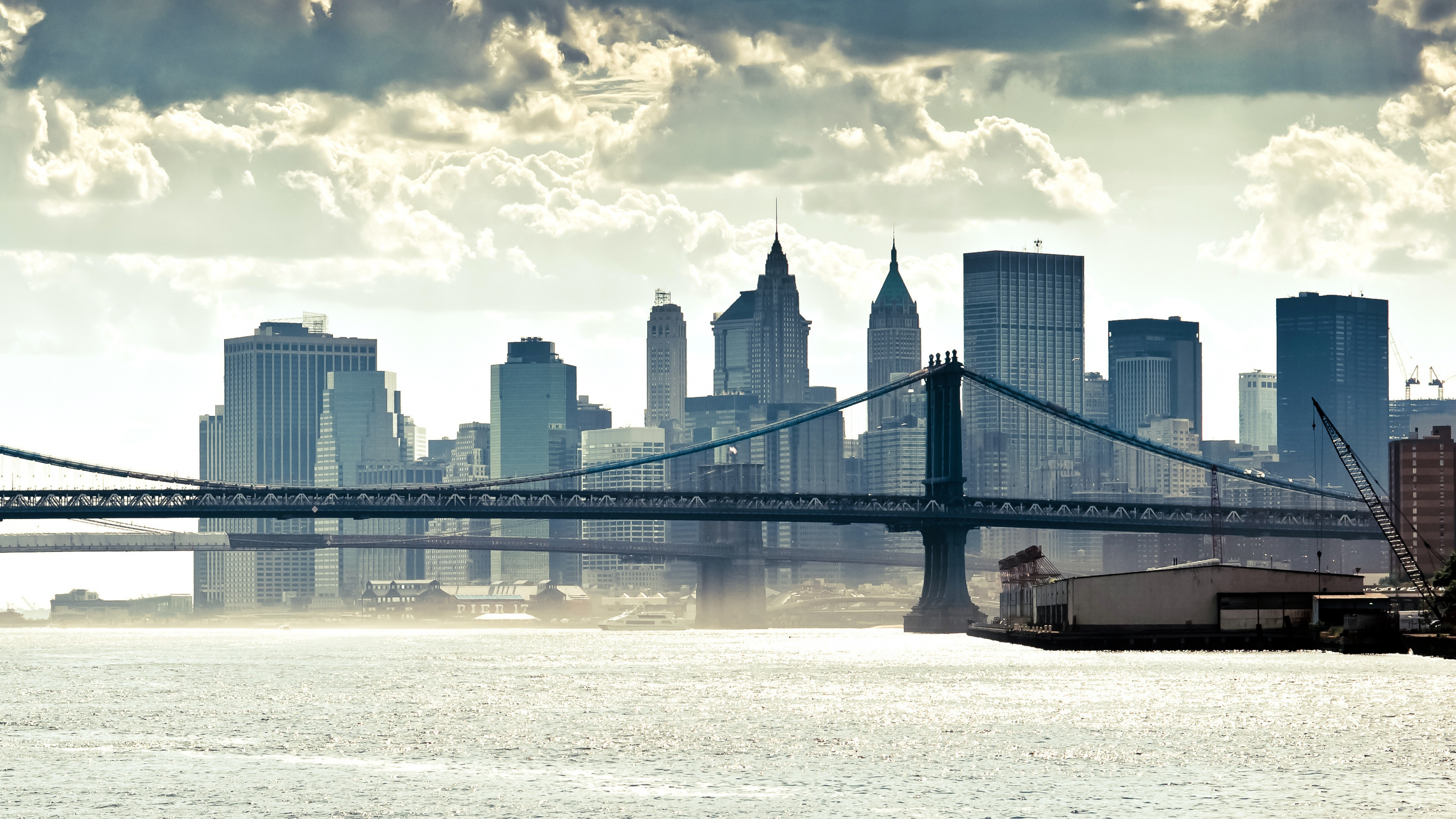 Bridge Over Body of Water Near City Buildings During Daytime. Wallpaper in 3840x2160 Resolution