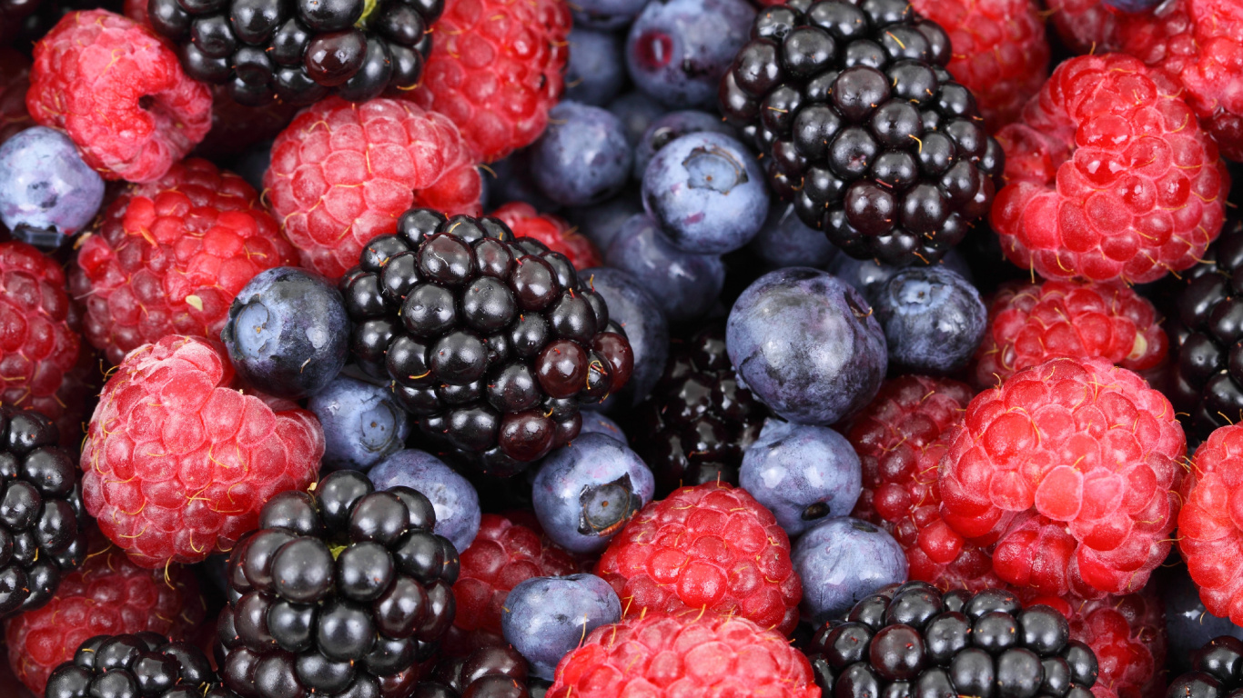 树莓, 天然的食物, 食品, 浆果, 杂货店 壁纸 1366x768 允许
