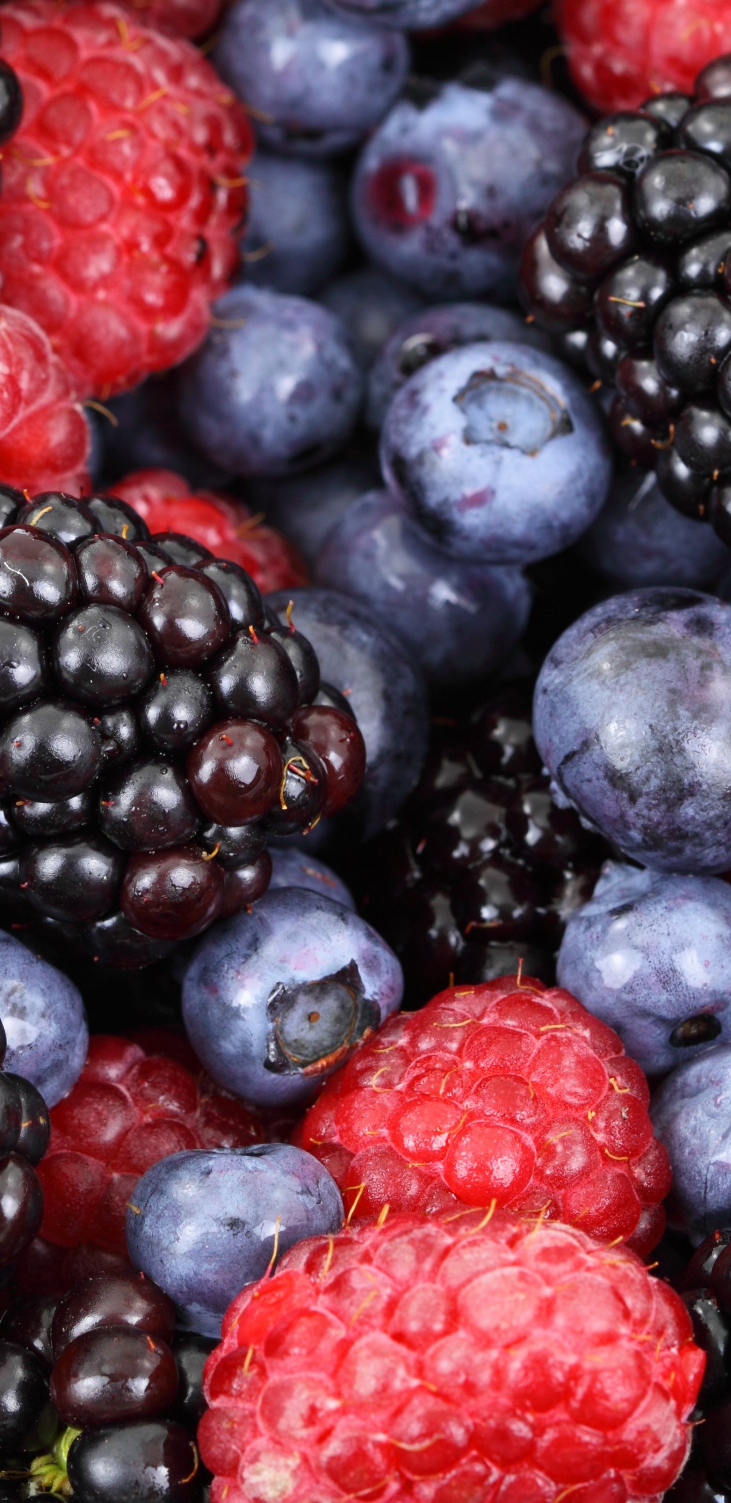 树莓, 天然的食物, 食品, 浆果, 杂货店 壁纸 1440x2960 允许