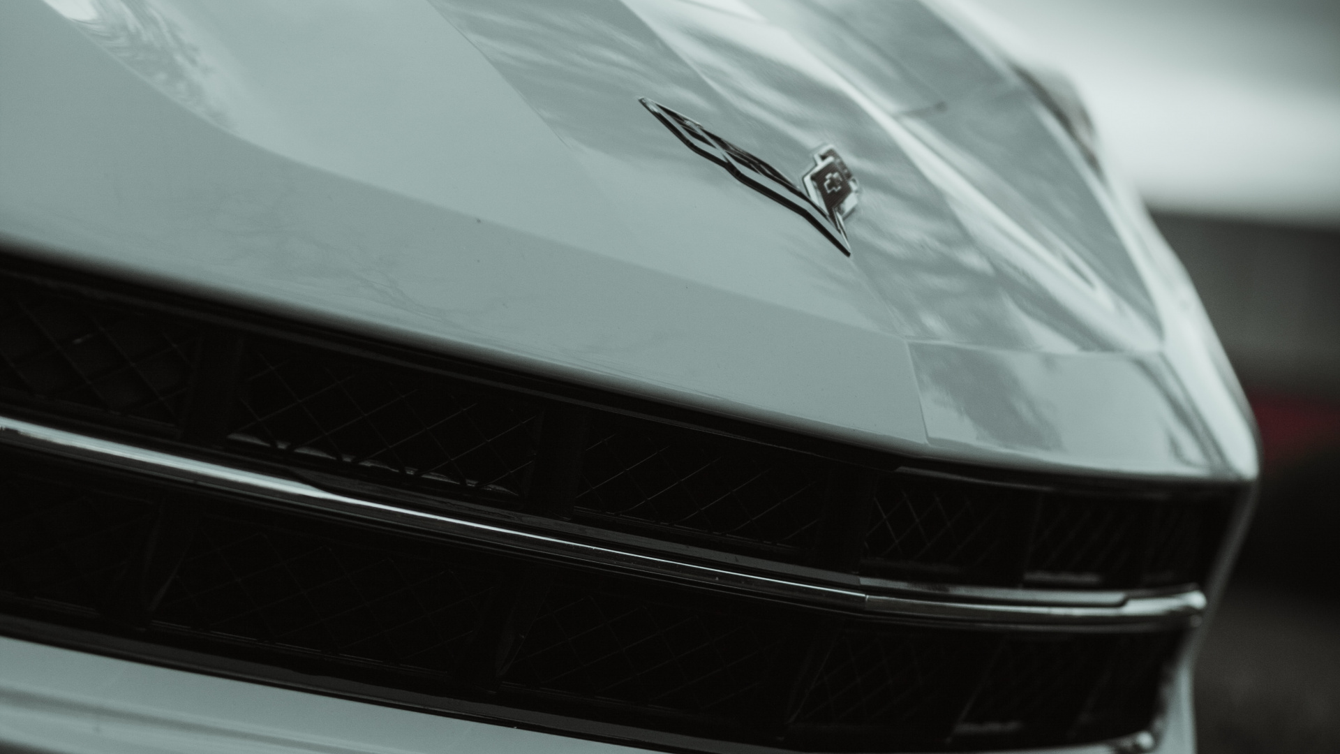 White Mercedes Benz Car in a Parking Lot. Wallpaper in 1920x1080 Resolution