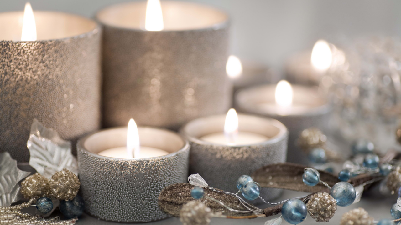 Candle, Christmas Decoration, Christmas Day, Lighting, Candle Holder. Wallpaper in 1280x720 Resolution