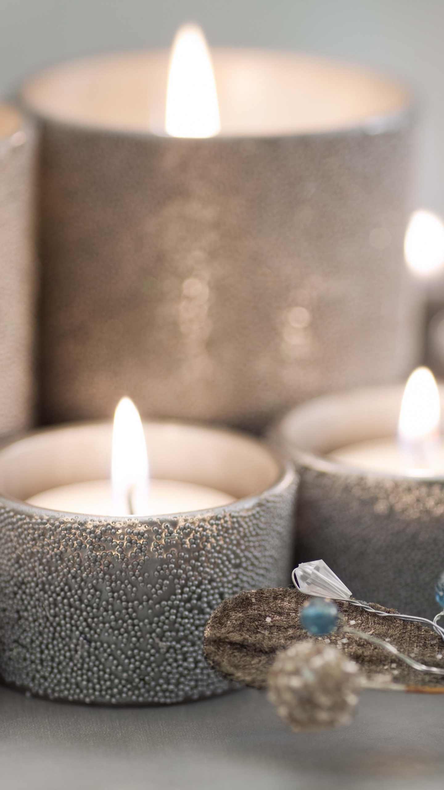 Candle, Christmas Decoration, Christmas Day, Lighting, Candle Holder. Wallpaper in 1440x2560 Resolution