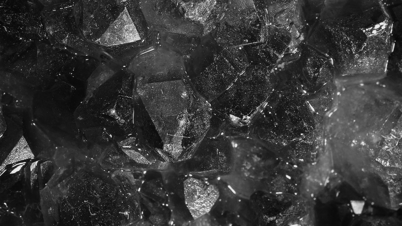 Grayscale Photo of Broken Glass. Wallpaper in 1366x768 Resolution