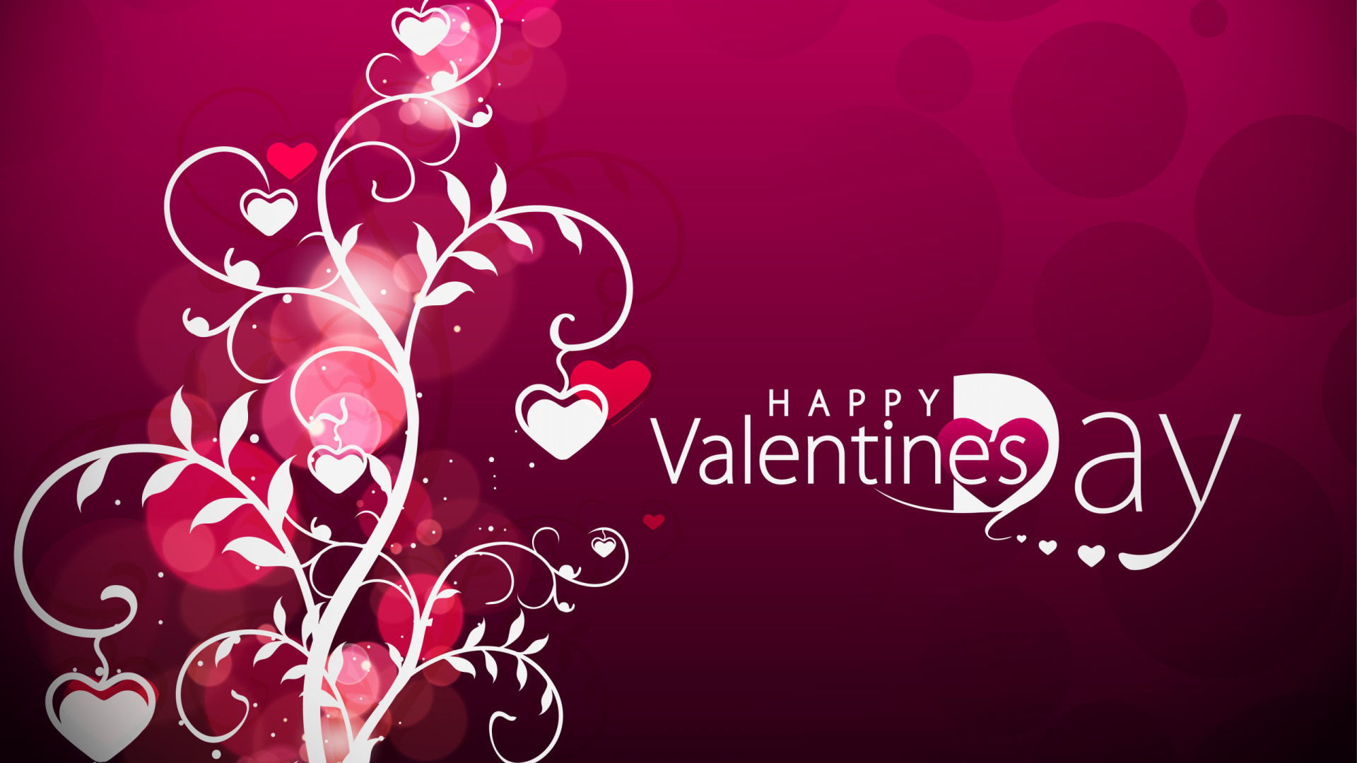 le Jour de Valentines, Cœur, Pink, Texte, Graphisme. Wallpaper in 1920x1080 Resolution