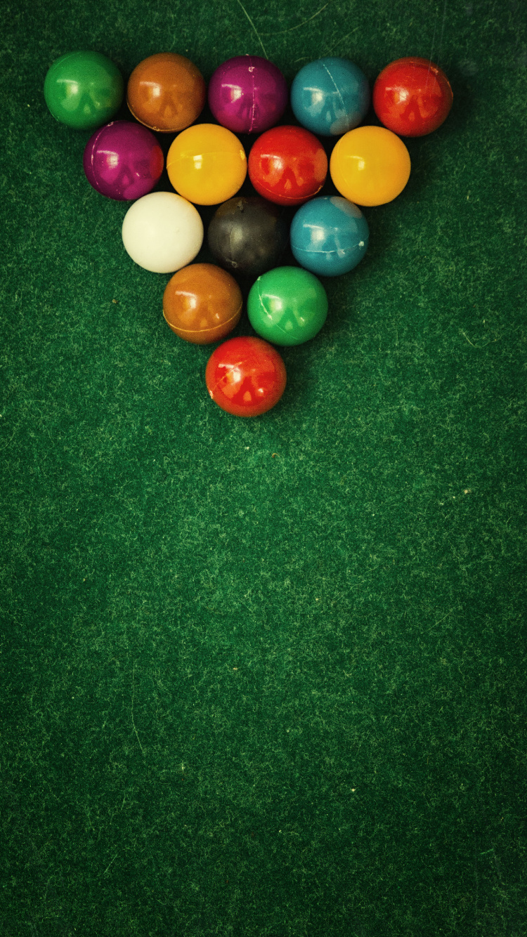 Billard, Green, Table, Jeux D'intérieur et Des Sports, Textile. Wallpaper in 750x1334 Resolution