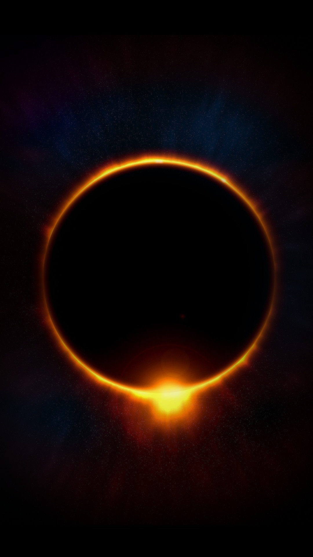 Ambiente, Corona, Luna, Ambar, Objeto Astronómico. Wallpaper in 1080x1920 Resolution