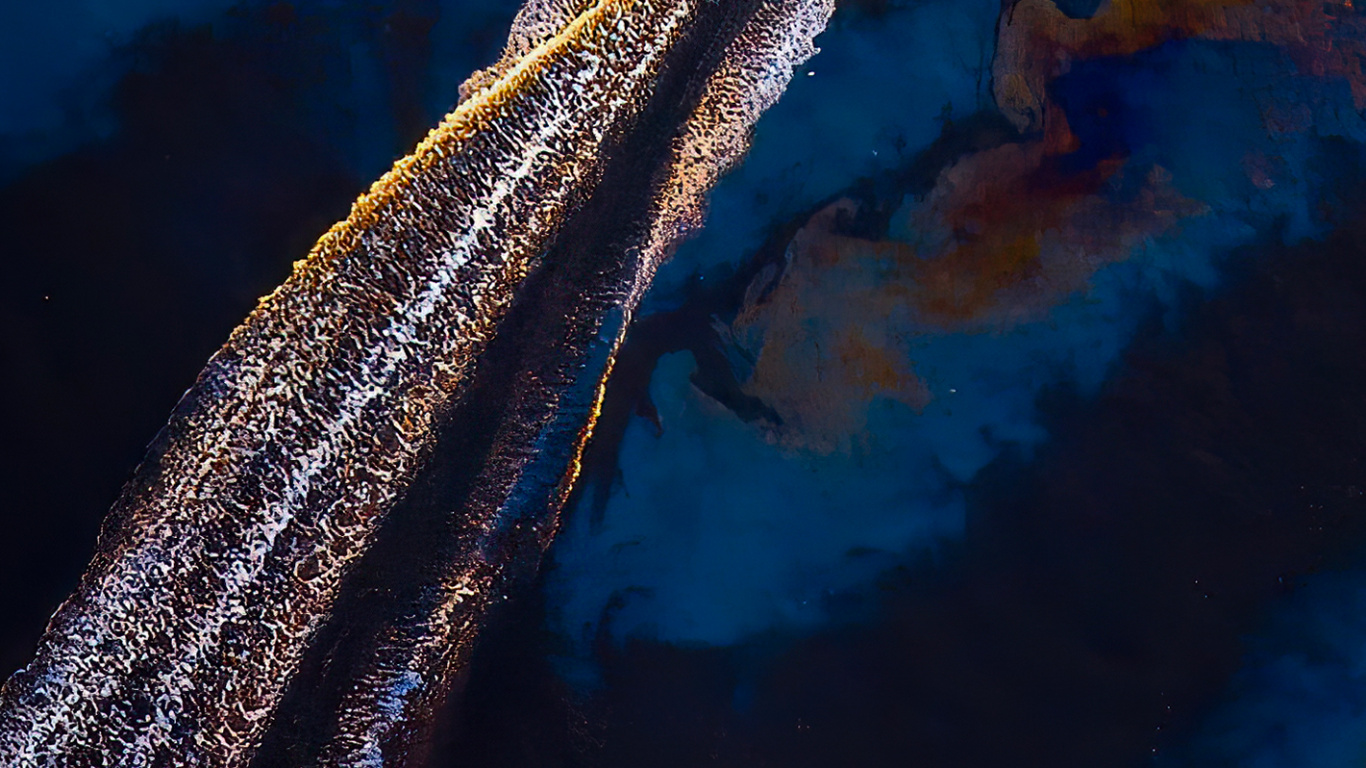 Reflexion, Wasser, Wasserressourcen, Blau, Electric Blue. Wallpaper in 1366x768 Resolution