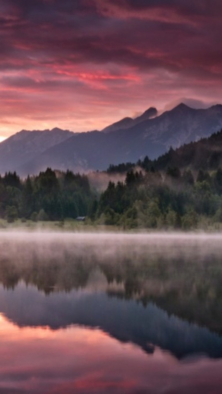 Grüne Bäume in Der Nähe Des Sees Tagsüber Lake. Wallpaper in 720x1280 Resolution