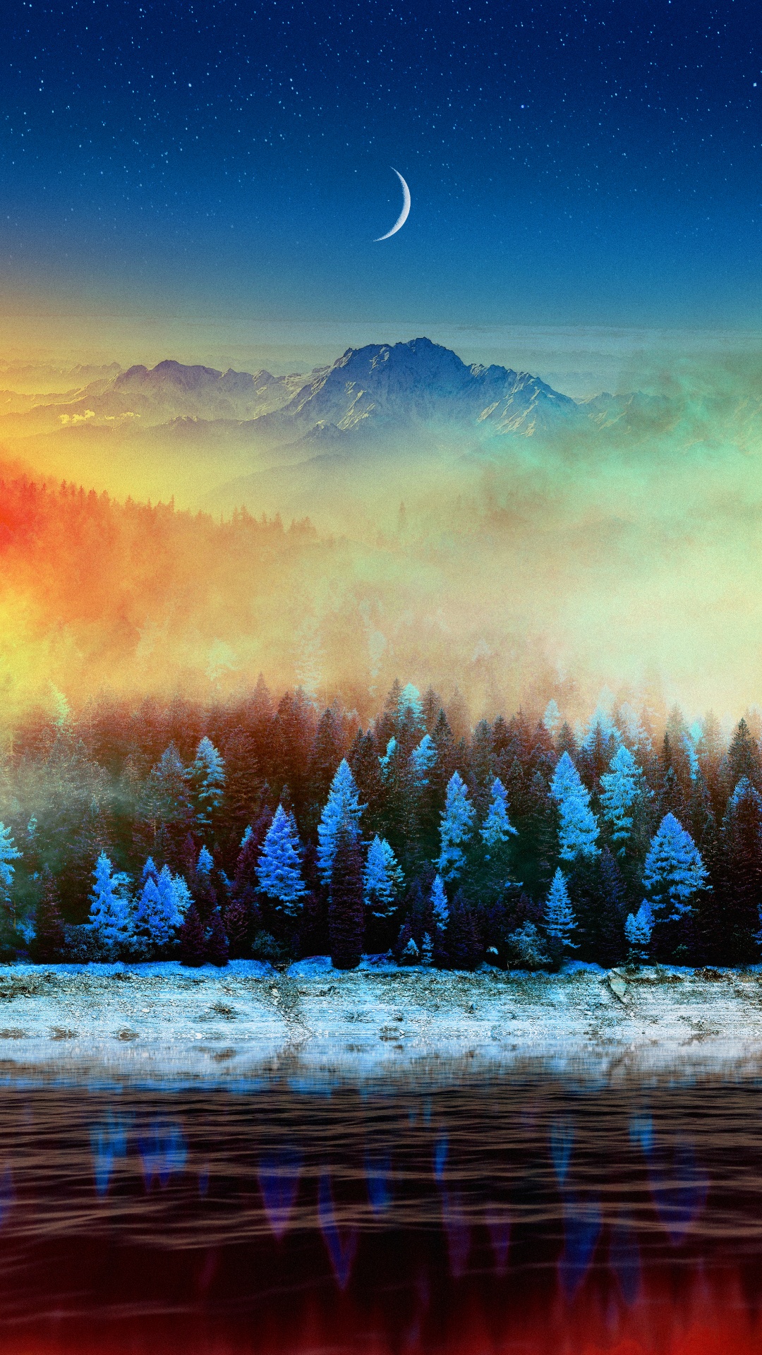 Herbst Sonnenaufgang, Herbst, Winter, Natur, Baum. Wallpaper in 1080x1920 Resolution