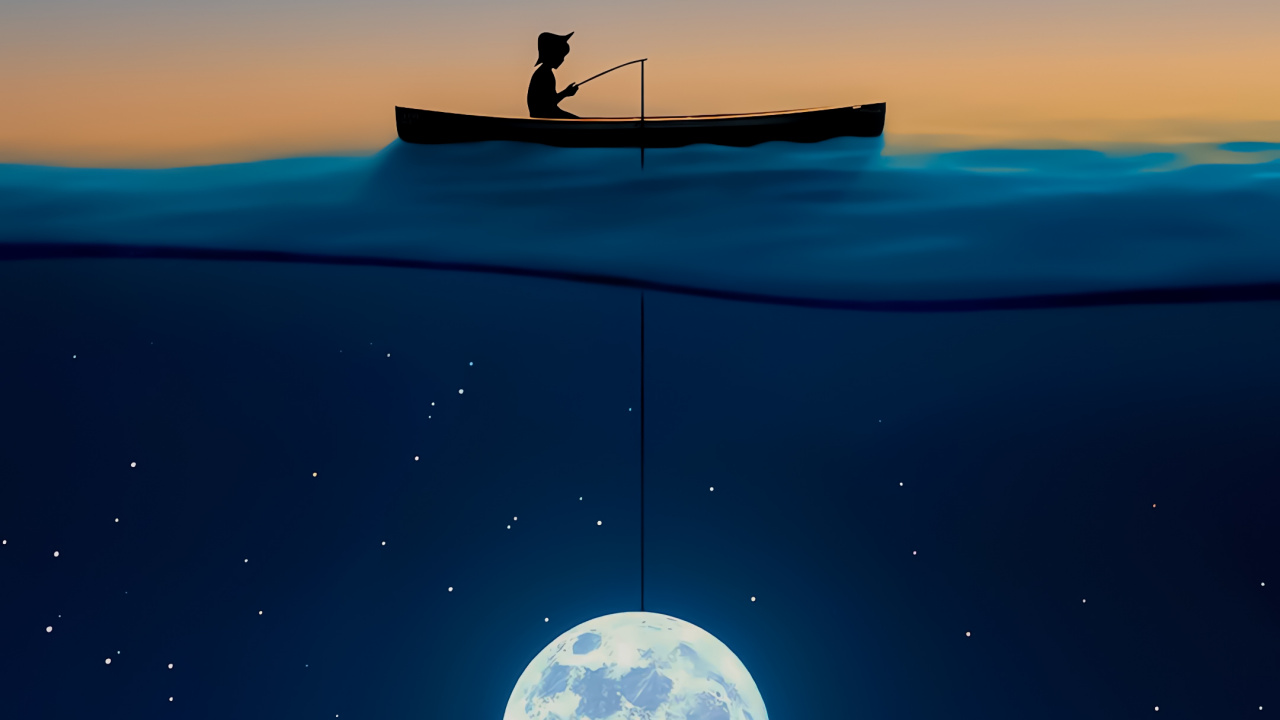 Ambiente, Impacto Genshin, Subreddit, Luna, Naturaleza. Wallpaper in 1280x720 Resolution