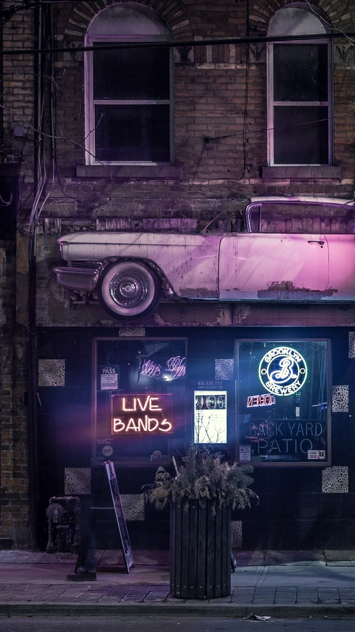 Buildings 1245953 1920, Building, Window, Purple, Automotive Lighting. Wallpaper in 720x1280 Resolution