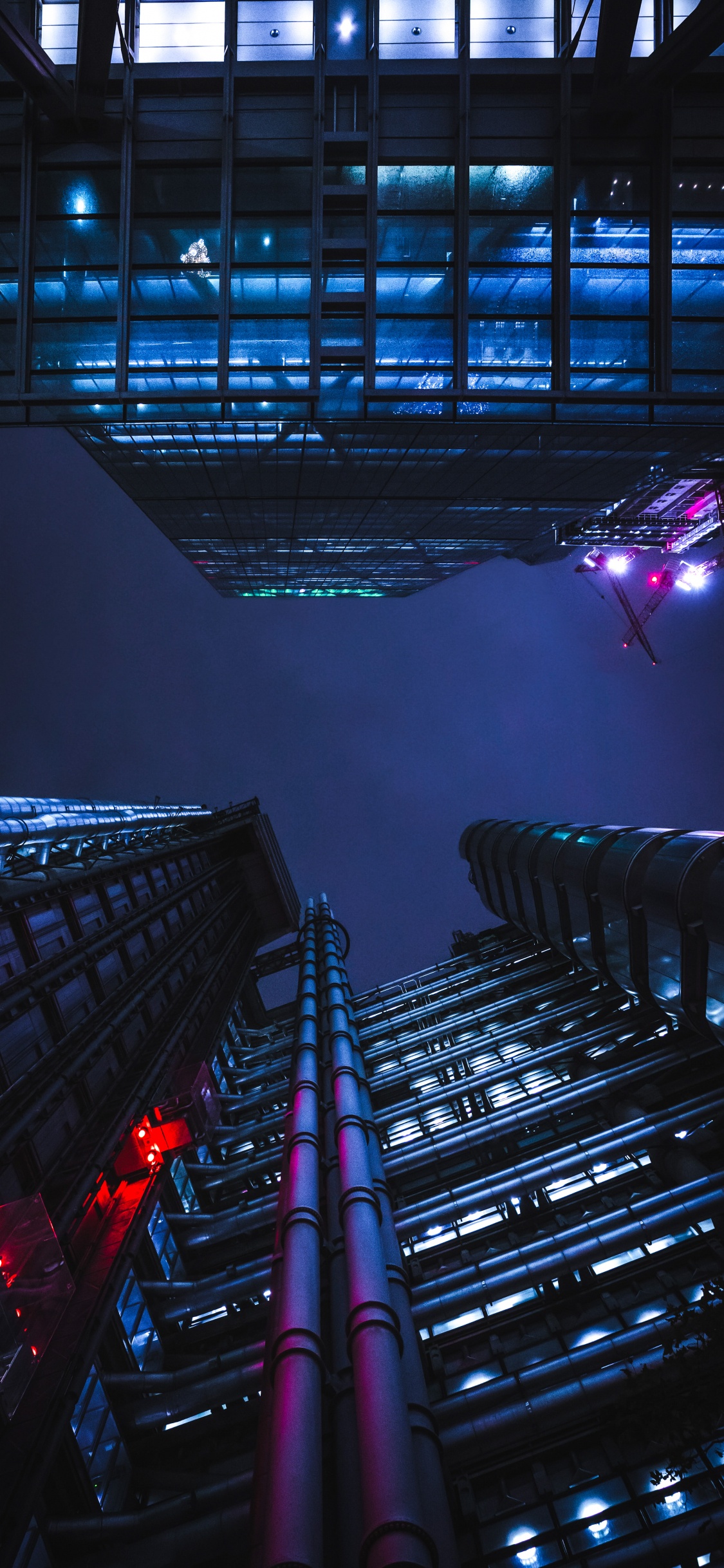 Luz, la Física, Escalera, Morado, Fila. Wallpaper in 1125x2436 Resolution