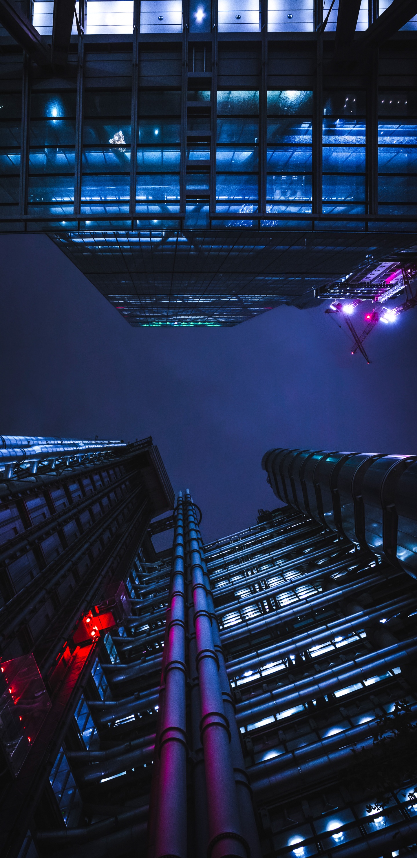 Luz, la Física, Escalera, Morado, Fila. Wallpaper in 1440x2960 Resolution