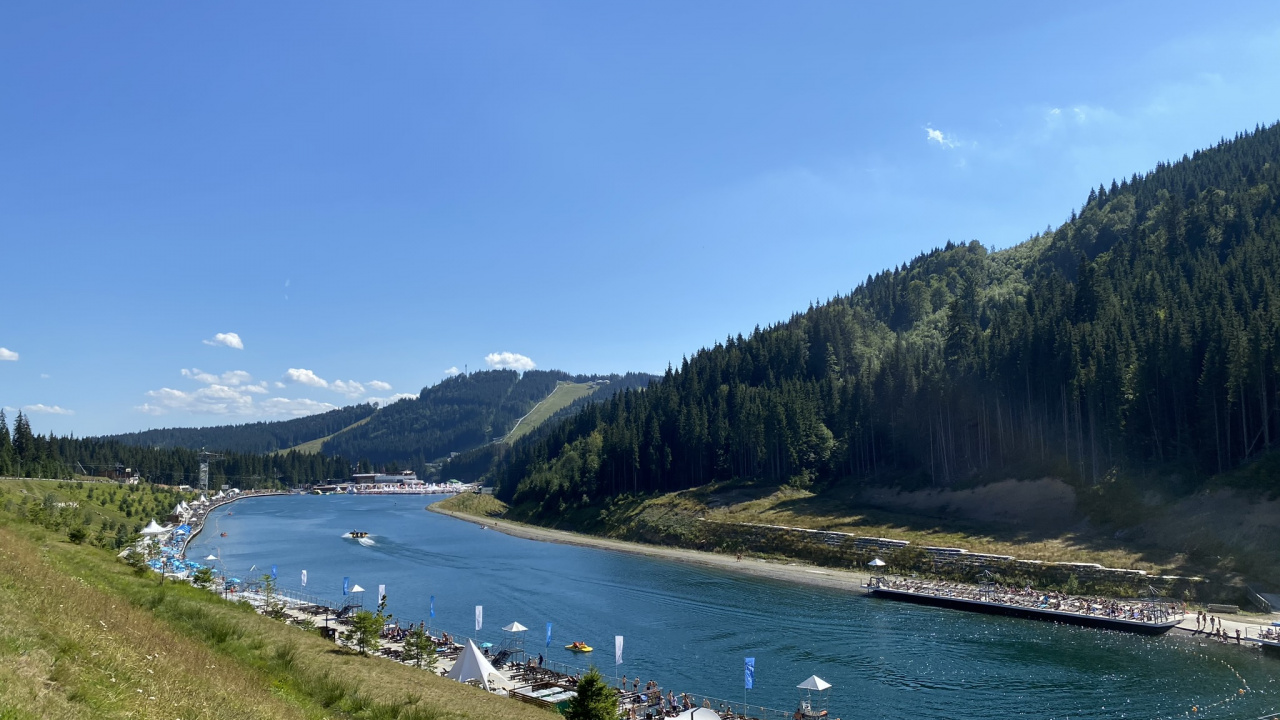 Mount Scenery, Fjord, Water Resources, Lough, Body of Water. Wallpaper in 1280x720 Resolution