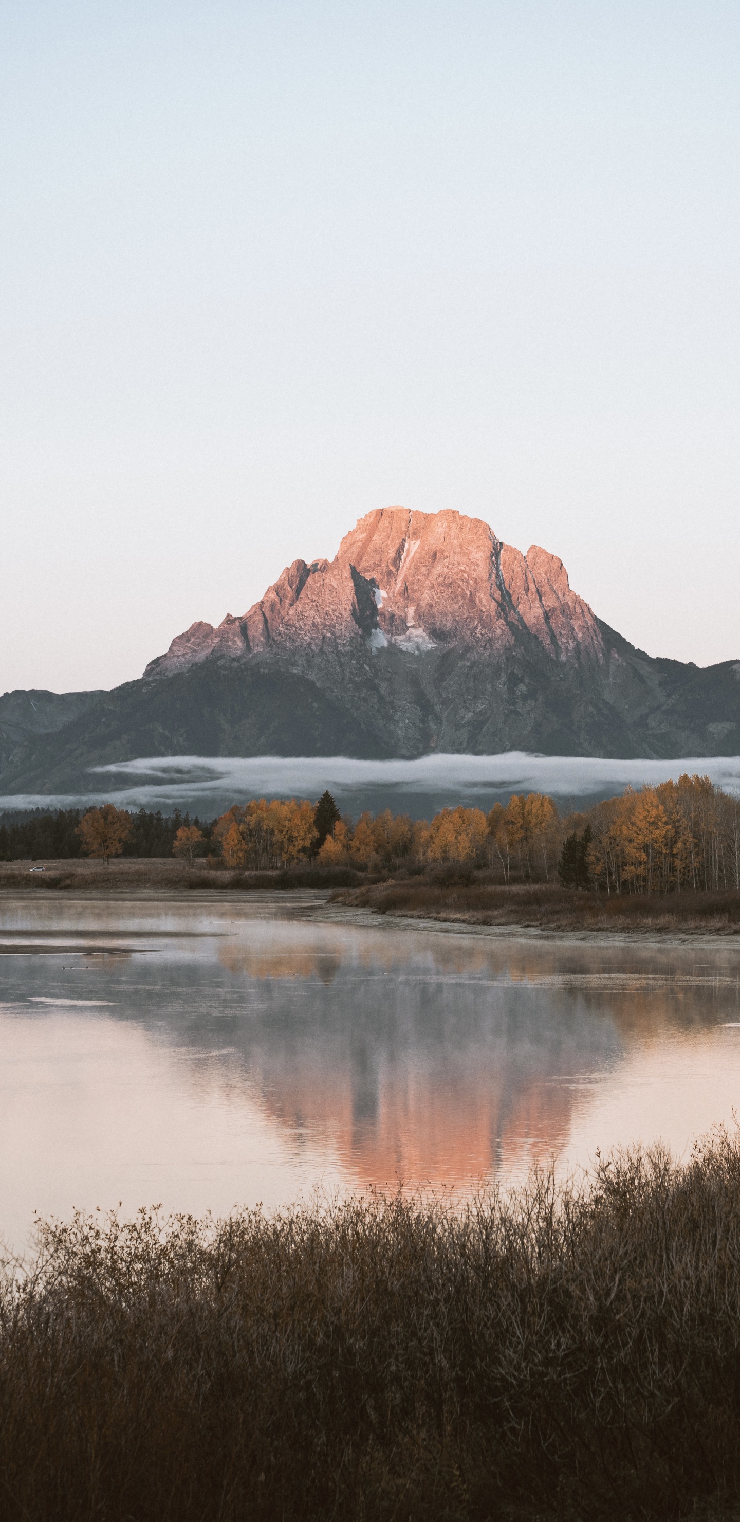反射, 水资源, 自然景观, 余辉, 高地 壁纸 1440x2960 允许
