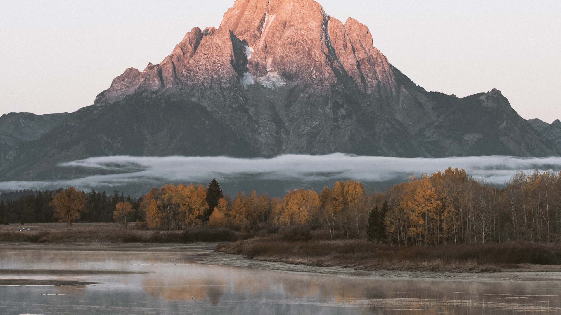 Reflexion, Wasser, Wasserressourcen, Naturlandschaft, Afterglow. Wallpaper in 1920x1080 Resolution