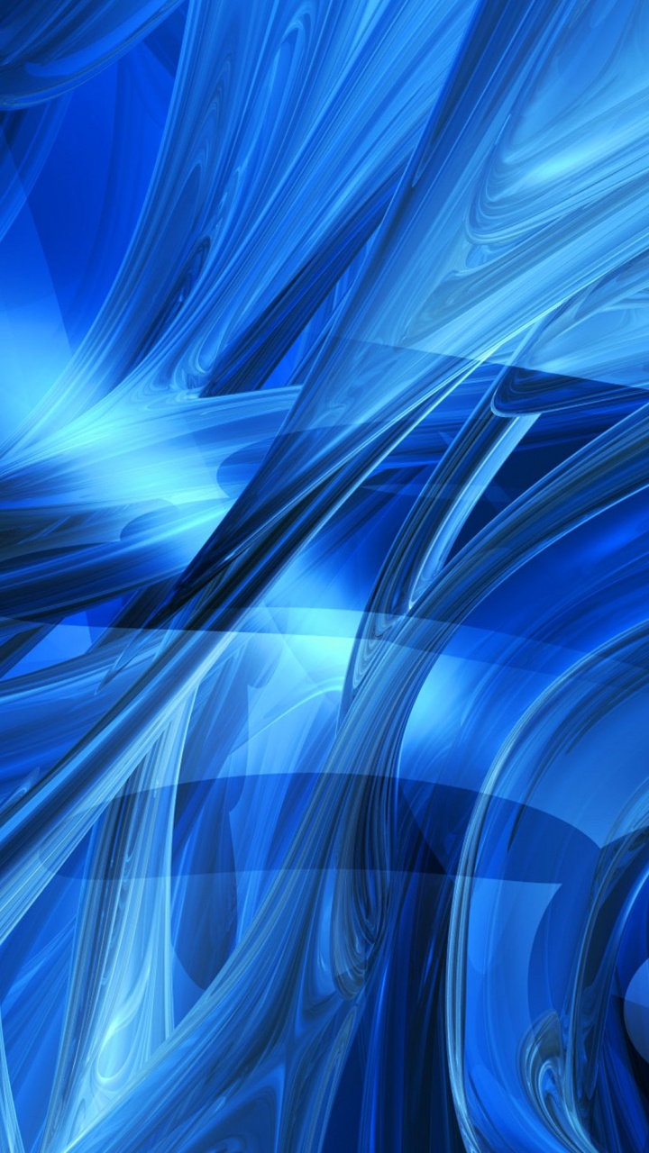 数码艺术, 颜色, 电蓝色的, Azure, 分形技术 壁纸 720x1280 允许