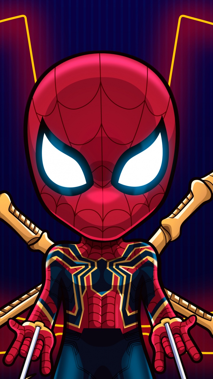 Spider-man, 超级英雄, 虚构的人物 壁纸 720x1280 允许