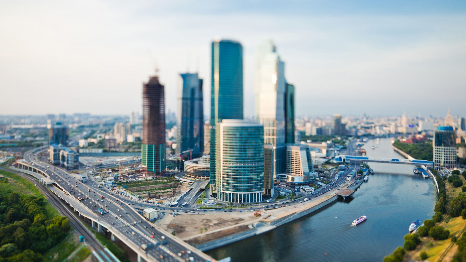 Aerial View of City Buildings During Daytime. Wallpaper in 1920x1080 Resolution