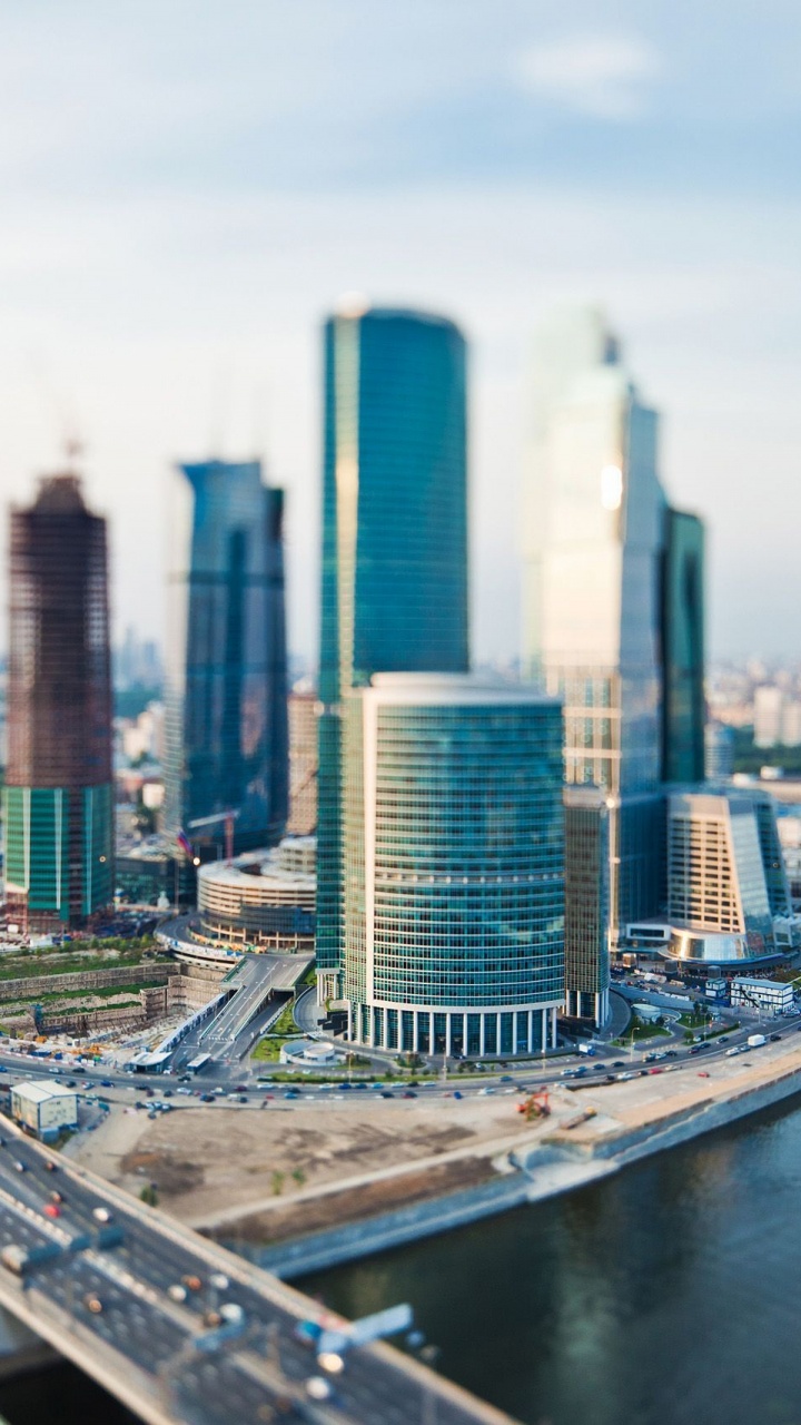 Aerial View of City Buildings During Daytime. Wallpaper in 720x1280 Resolution