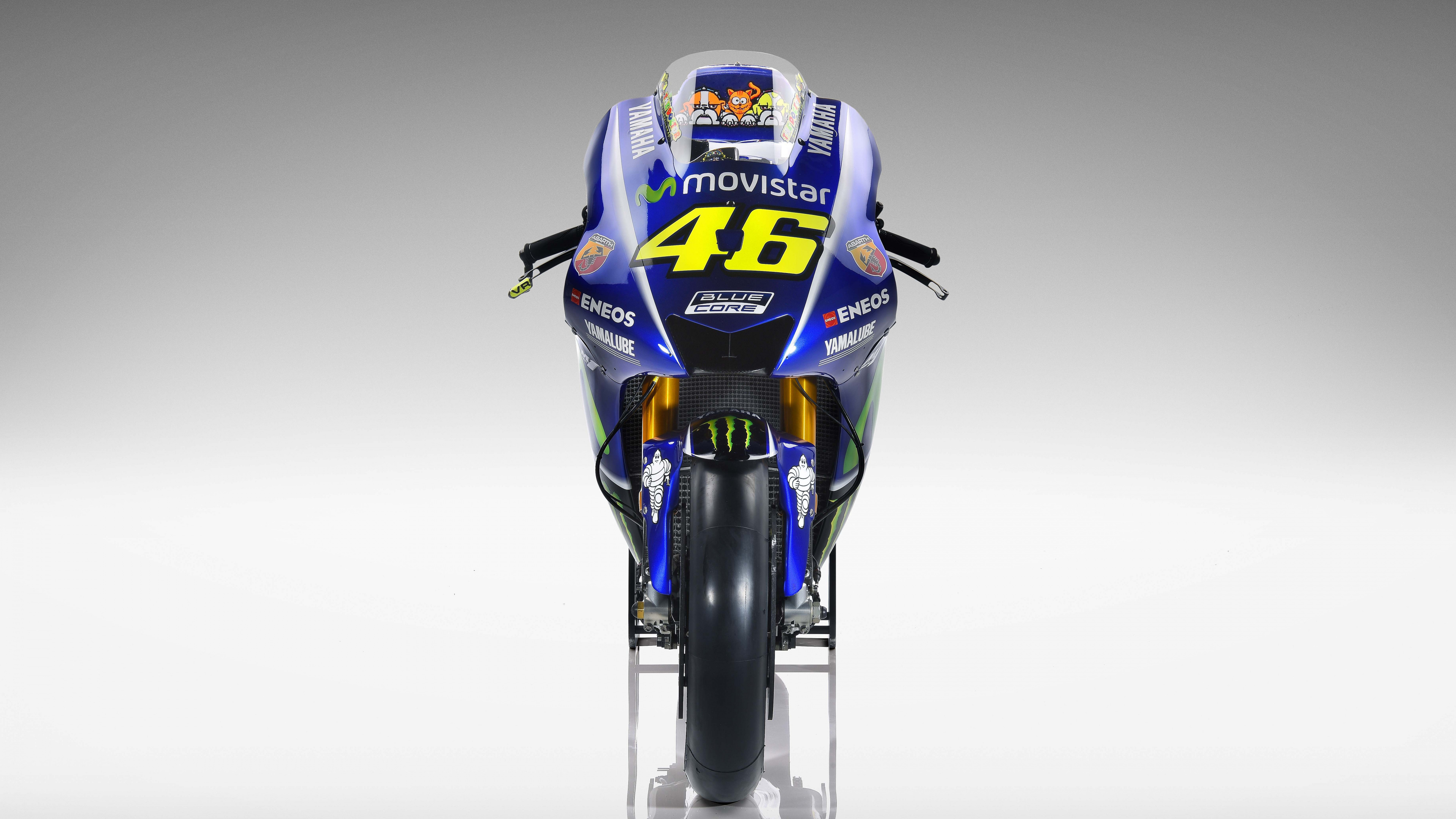 Yamaha YZR-M1, Motorcycle, Motorcycle Racer, Motorcycle Racing, Racing. Wallpaper in 3840x2160 Resolution