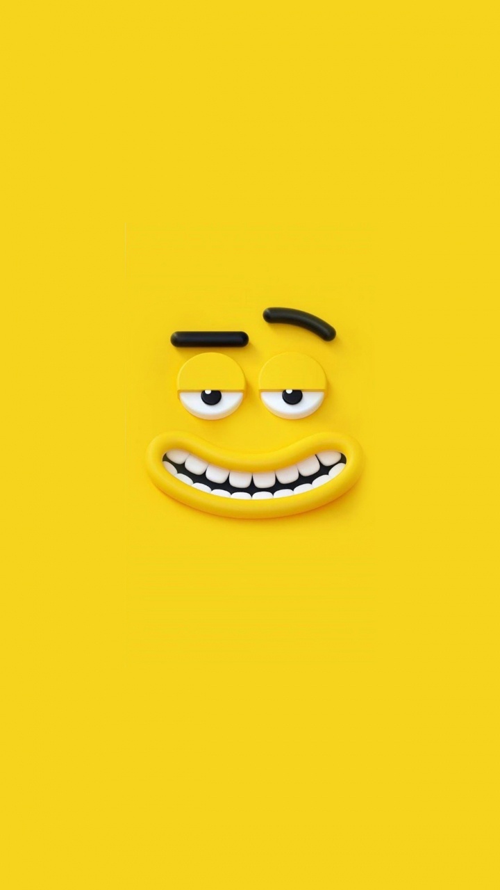 Smiley, Emoticon, Yellow, Tooth, Facial Expression. Wallpaper in 720x1280 Resolution
