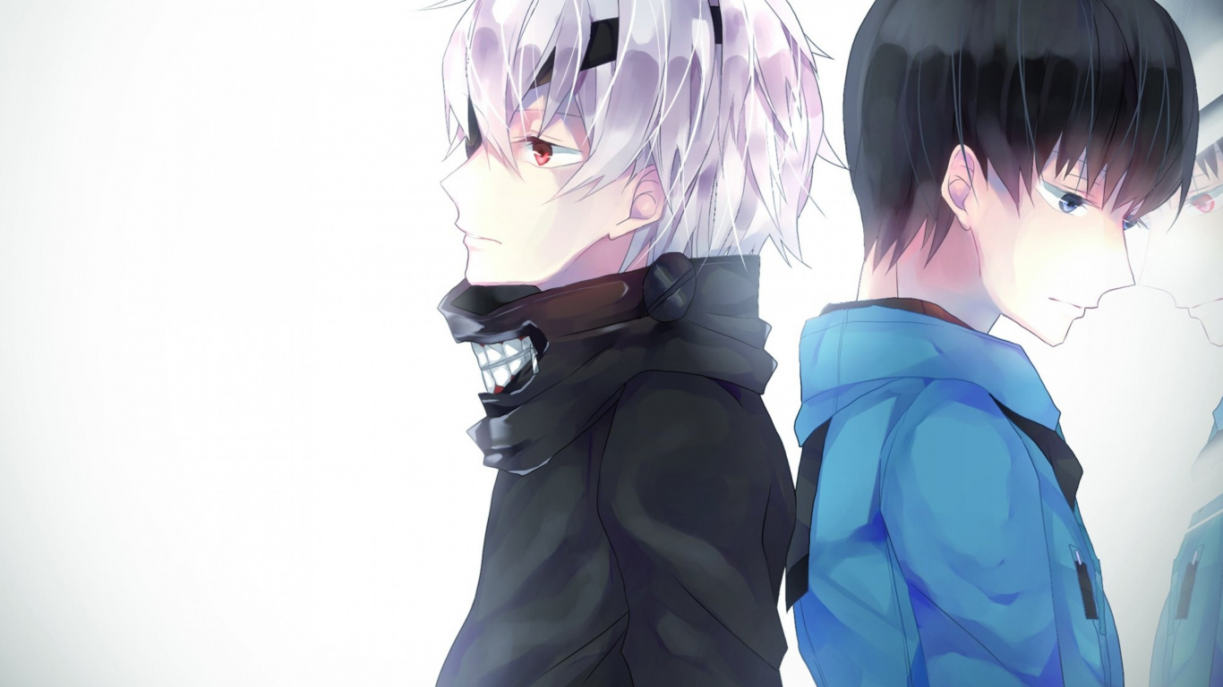 Personnage D'anime Masculin Aux Cheveux Violets. Wallpaper in 1366x768 Resolution