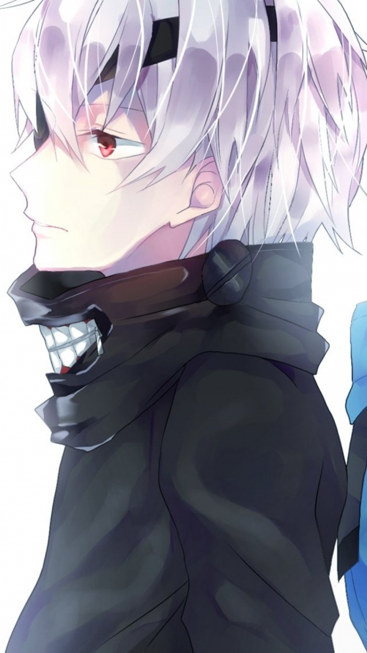 Purple Haired Male Anime Character. Wallpaper in 720x1280 Resolution