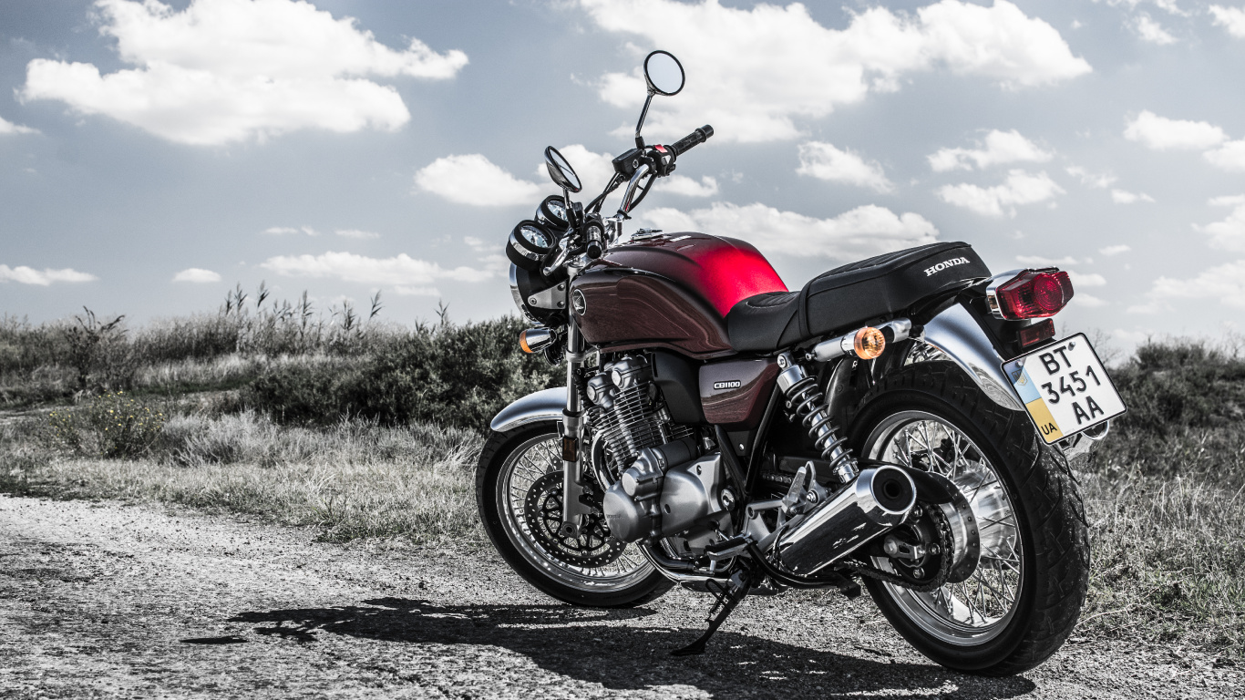 Red and Black Motorcycle on Gray Dirt Road During Daytime. Wallpaper in 1366x768 Resolution