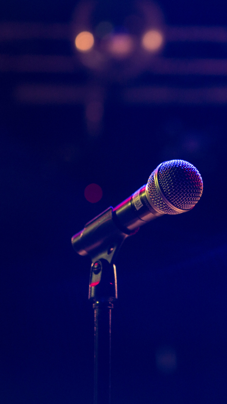 Microphone, Micro Ouvert, Divertissement, Performance, L'équipement Audio. Wallpaper in 750x1334 Resolution