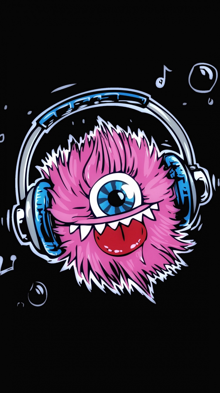 Manzana, Ios, Arte, Magenta, Gráficos. Wallpaper in 750x1334 Resolution