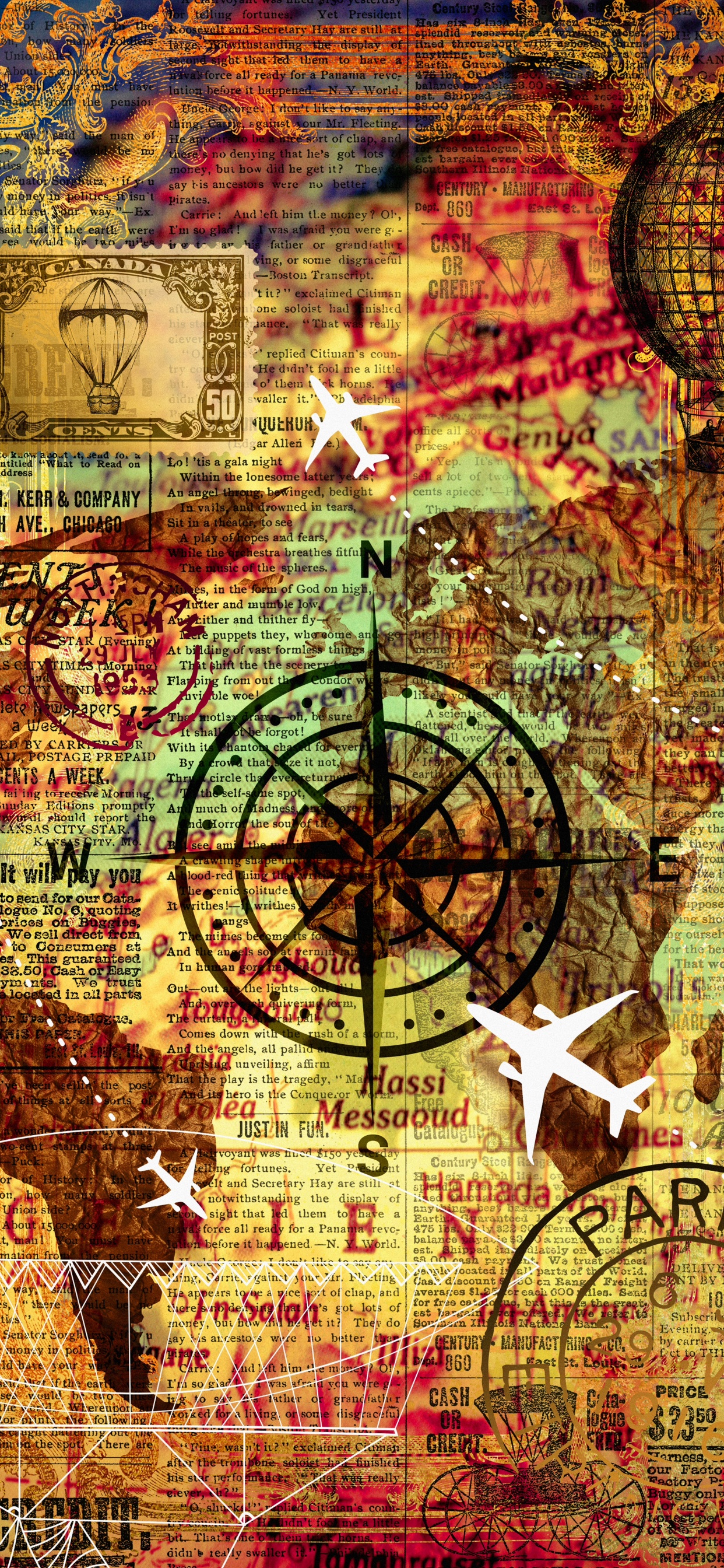 Art, World, Line, Poster, Pattern. Wallpaper in 1242x2688 Resolution