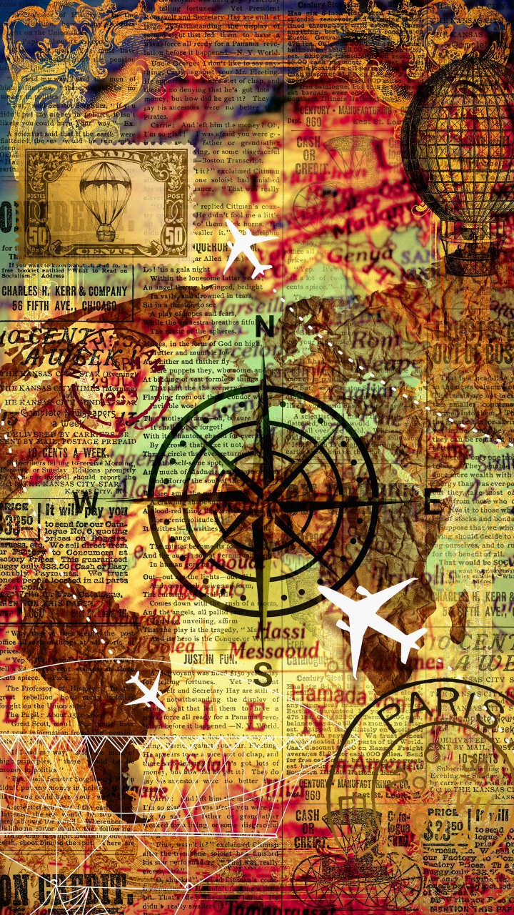 Arte, Fila, Cartel, Patrón, Ilustración. Wallpaper in 720x1280 Resolution