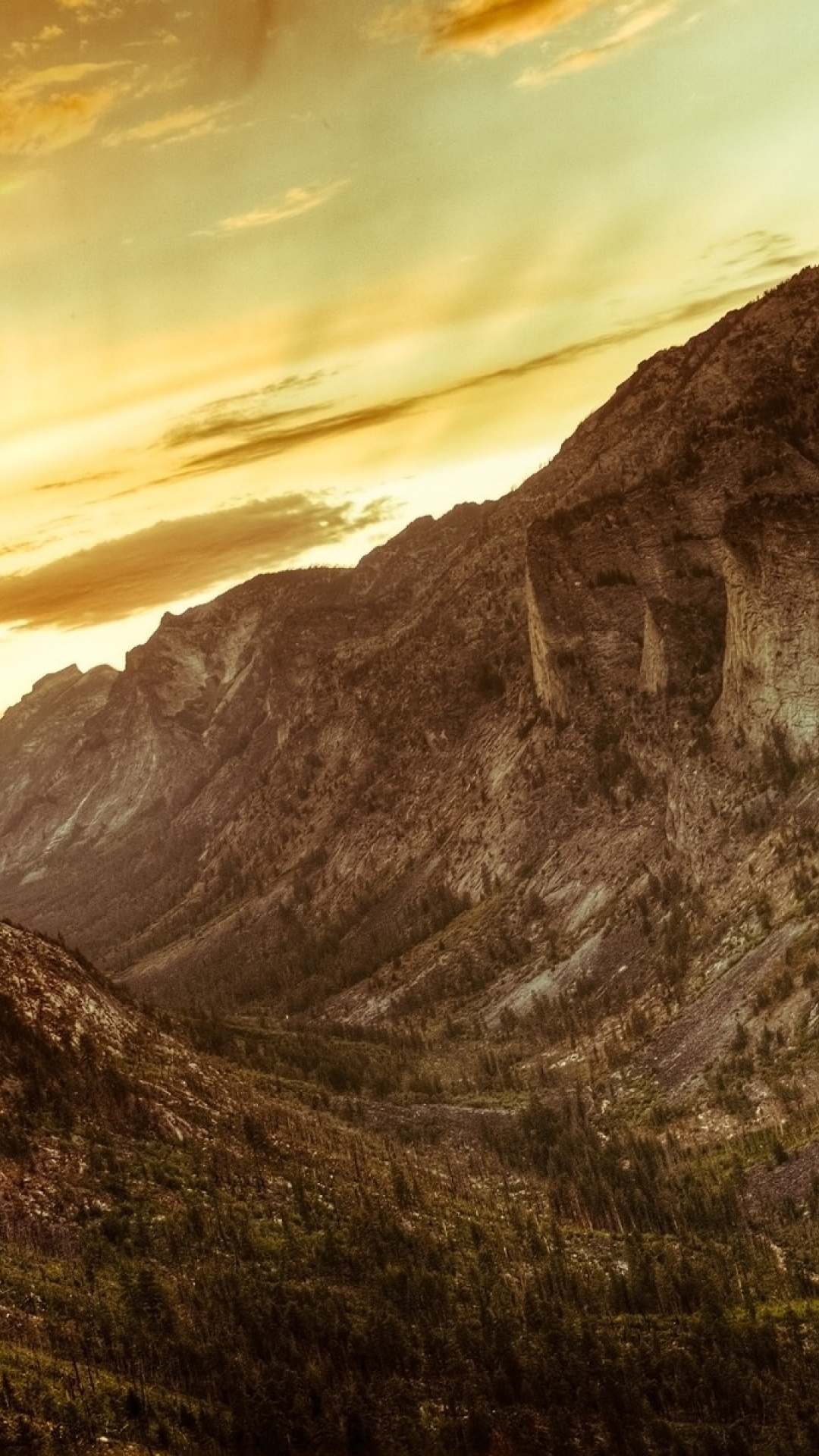 多山的地貌, 高地, 荒野, 荒地, 地形 壁纸 1080x1920 允许