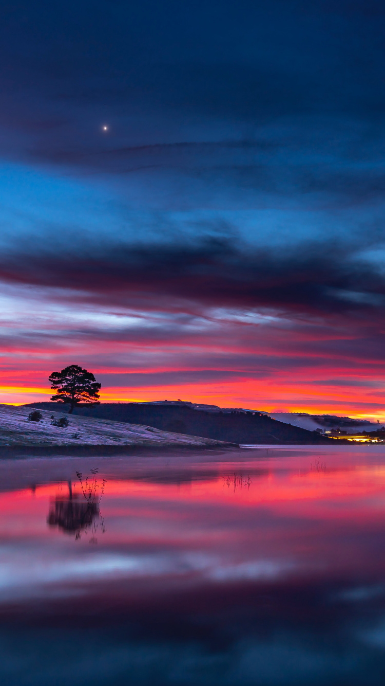 Nature, Water, Blue, Sea, Cloud. Wallpaper in 750x1334 Resolution