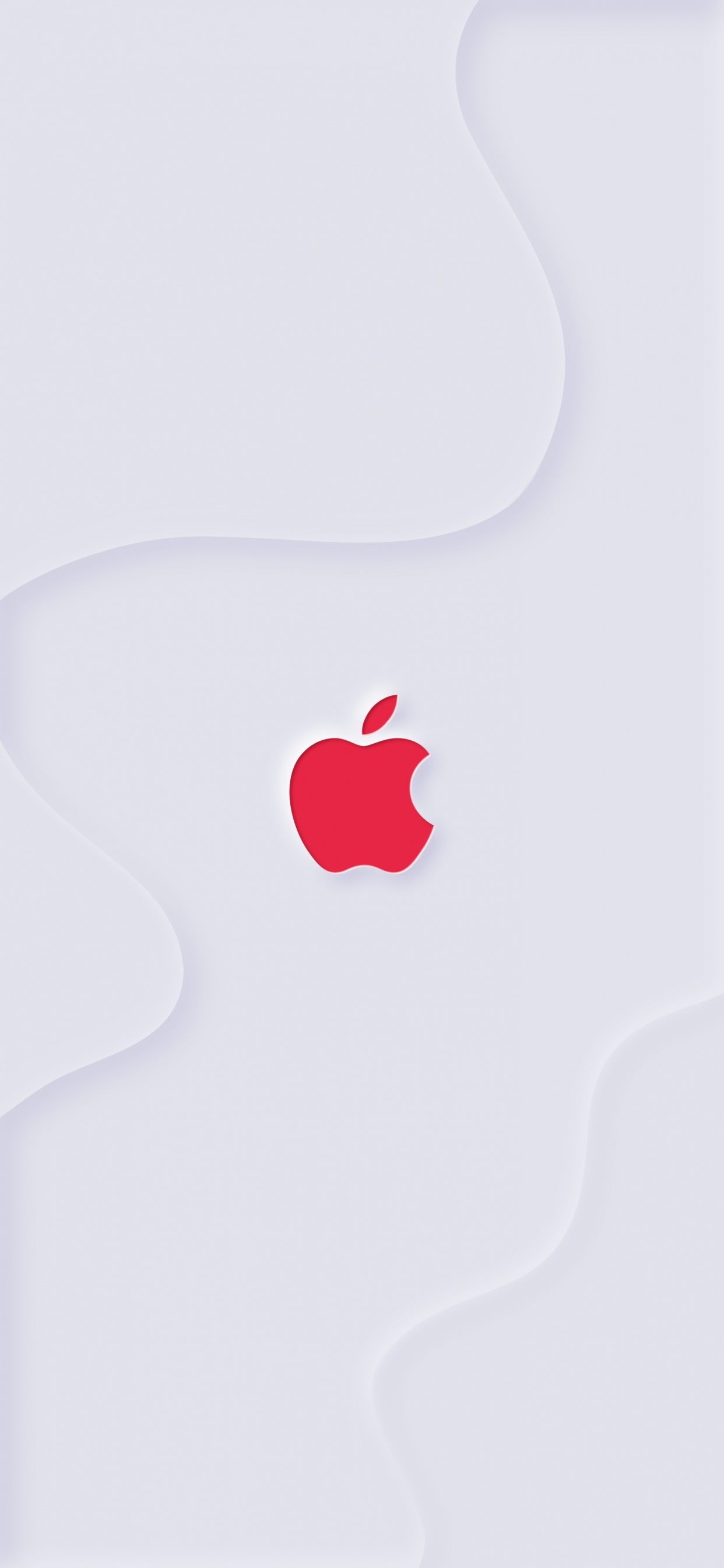 Apple, IPhone, Apples, White, Carmine. Wallpaper in 1242x2688 Resolution