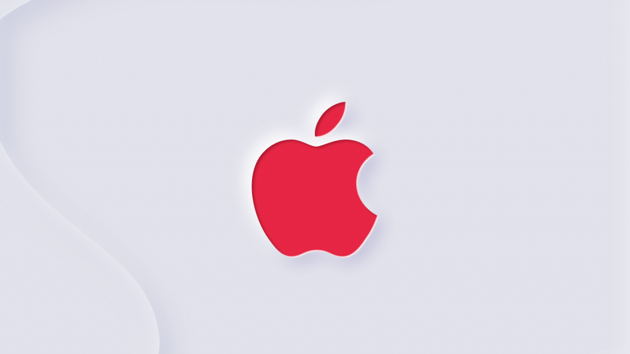 IPhone, Apple, White, Carmine, Fruits. Wallpaper in 1280x720 Resolution