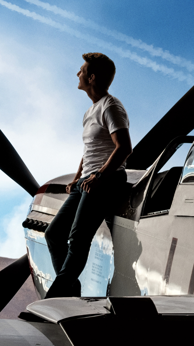 Cartel de Top Gun Maverick 2021, Paramount Pictures, es Pete Maverick Mitchell, Bradley Bradshaw, Cartel. Wallpaper in 750x1334 Resolution