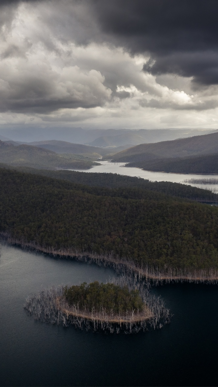 Wasser, Wasserressourcen, Hochland, Cloud, Loch. Wallpaper in 720x1280 Resolution
